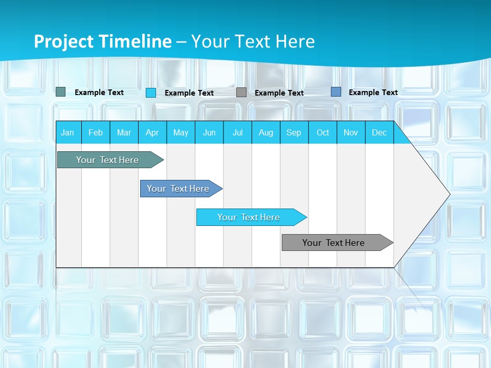 Crystal Wall Material PowerPoint Template