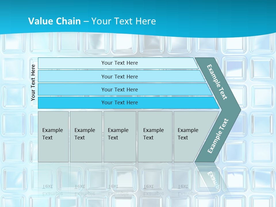 Crystal Wall Material PowerPoint Template