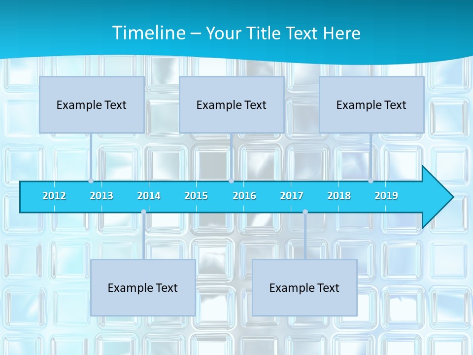 Crystal Wall Material PowerPoint Template