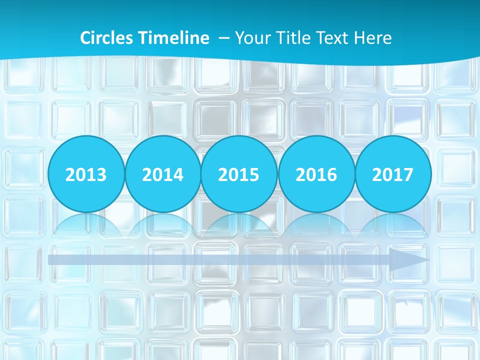 Crystal Wall Material PowerPoint Template