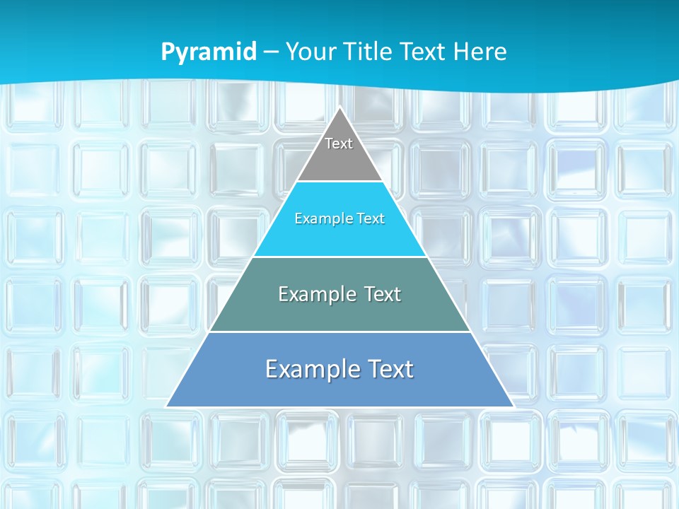 Crystal Wall Material PowerPoint Template