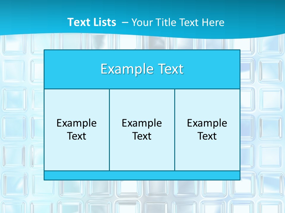 Crystal Wall Material PowerPoint Template