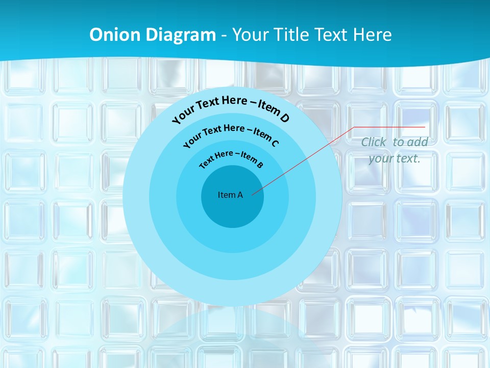 Crystal Wall Material PowerPoint Template