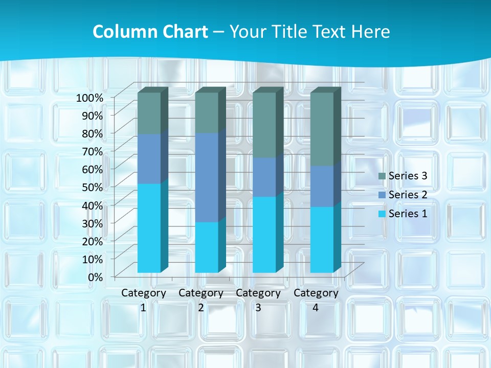Crystal Wall Material PowerPoint Template