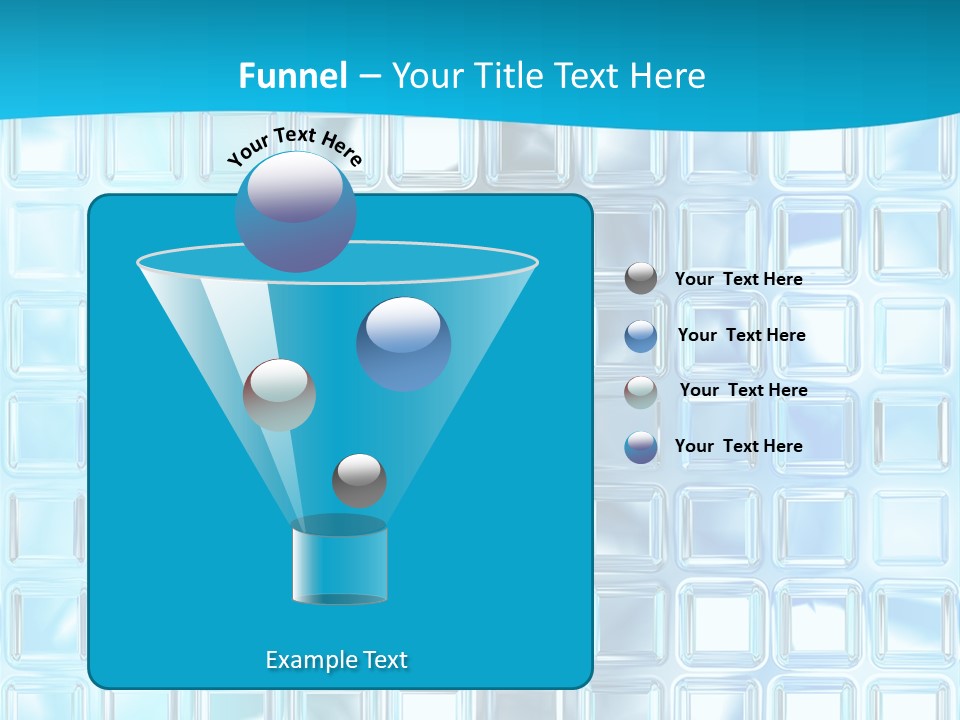Crystal Wall Material PowerPoint Template