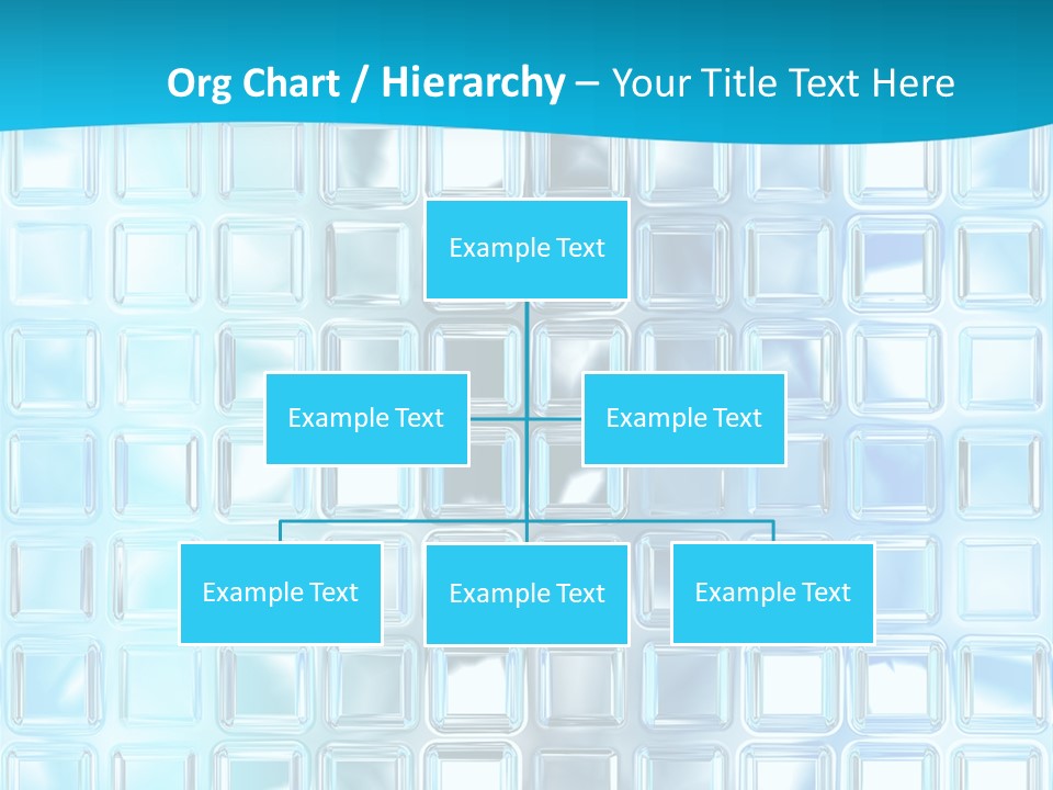 Crystal Wall Material PowerPoint Template