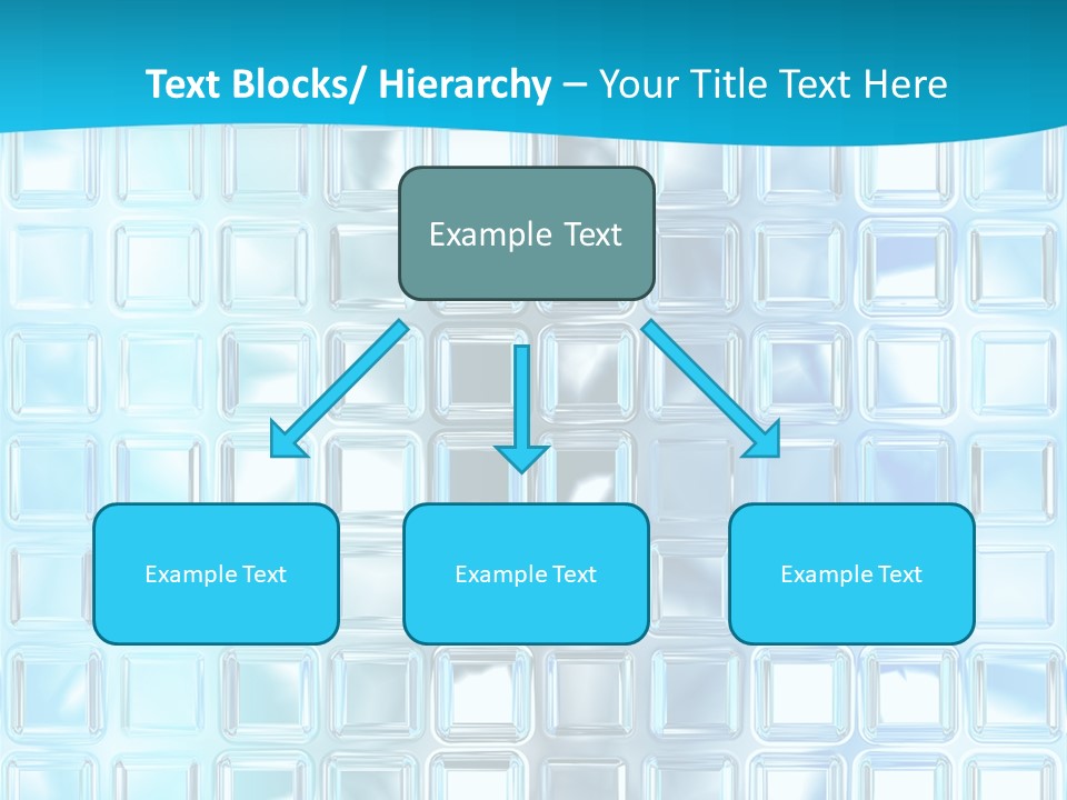 Crystal Wall Material PowerPoint Template