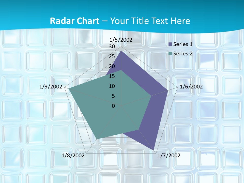 Crystal Wall Material PowerPoint Template