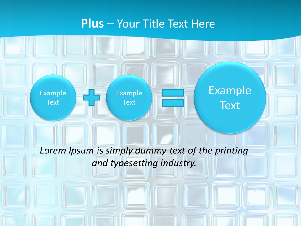 Crystal Wall Material PowerPoint Template