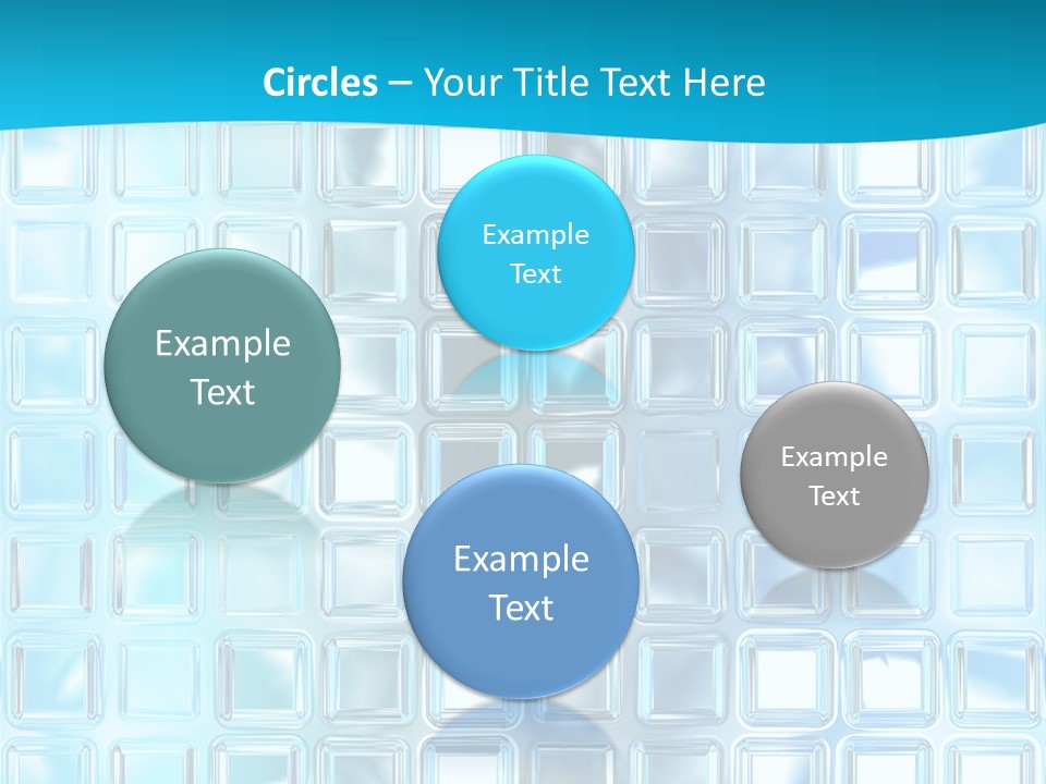 Crystal Wall Material PowerPoint Template