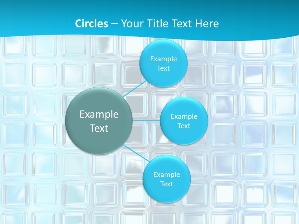 Crystal Wall Material PowerPoint Template