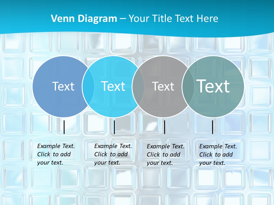 Crystal Wall Material PowerPoint Template