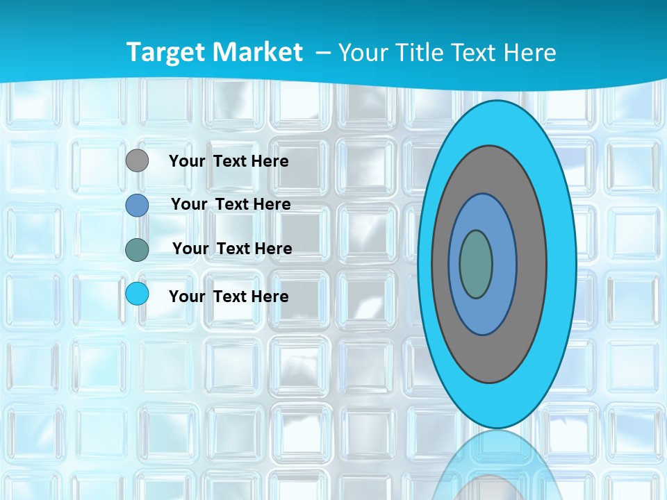 Crystal Wall Material PowerPoint Template