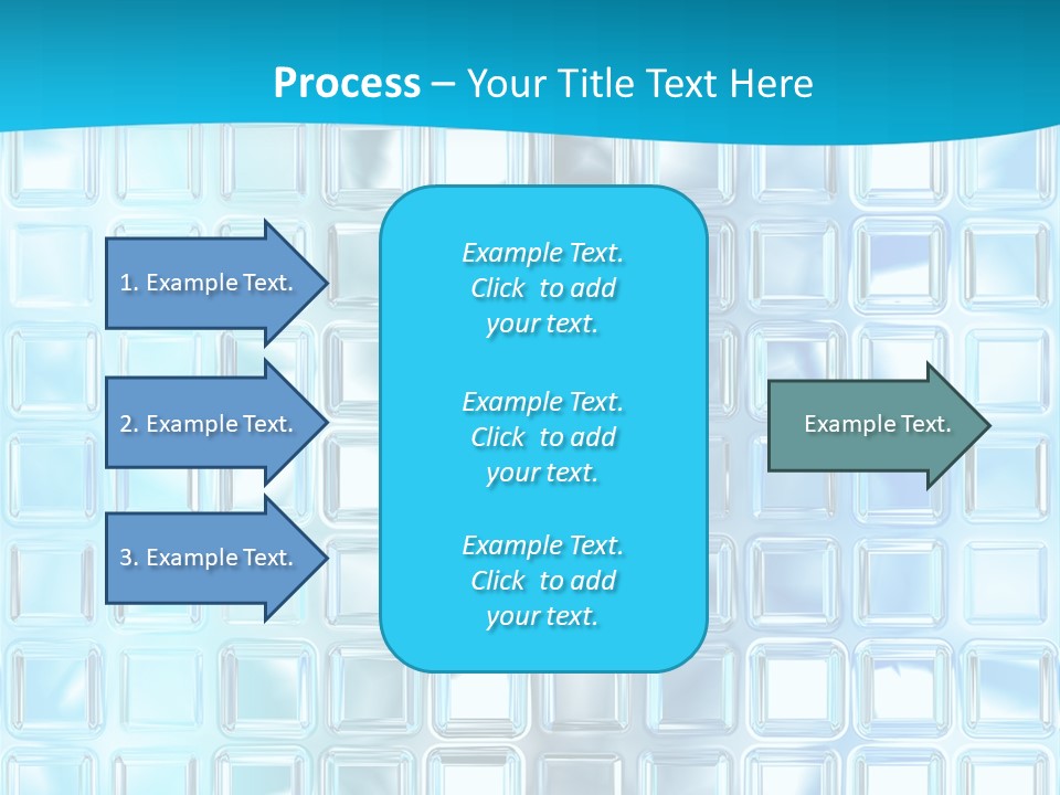 Crystal Wall Material PowerPoint Template