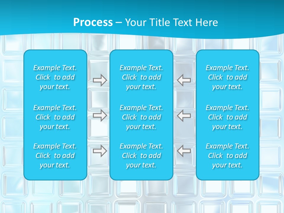 Crystal Wall Material PowerPoint Template