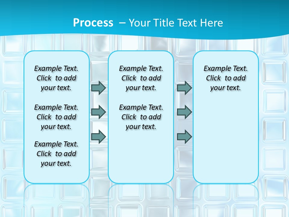 Crystal Wall Material PowerPoint Template
