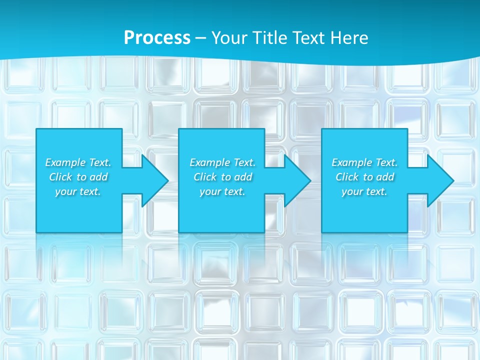 Crystal Wall Material PowerPoint Template