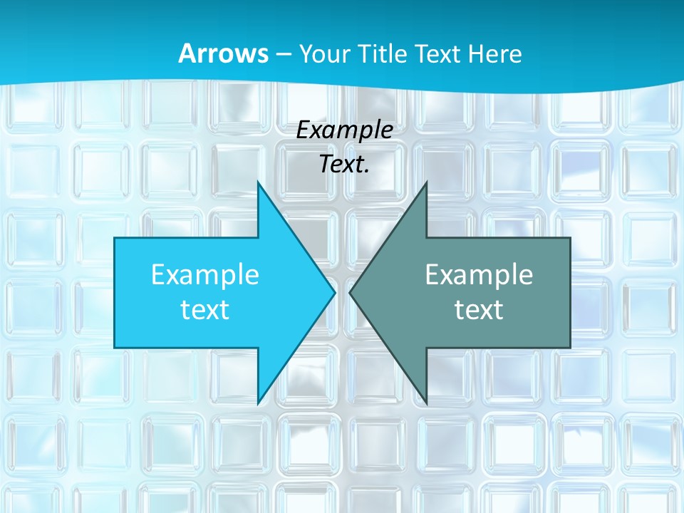Crystal Wall Material PowerPoint Template