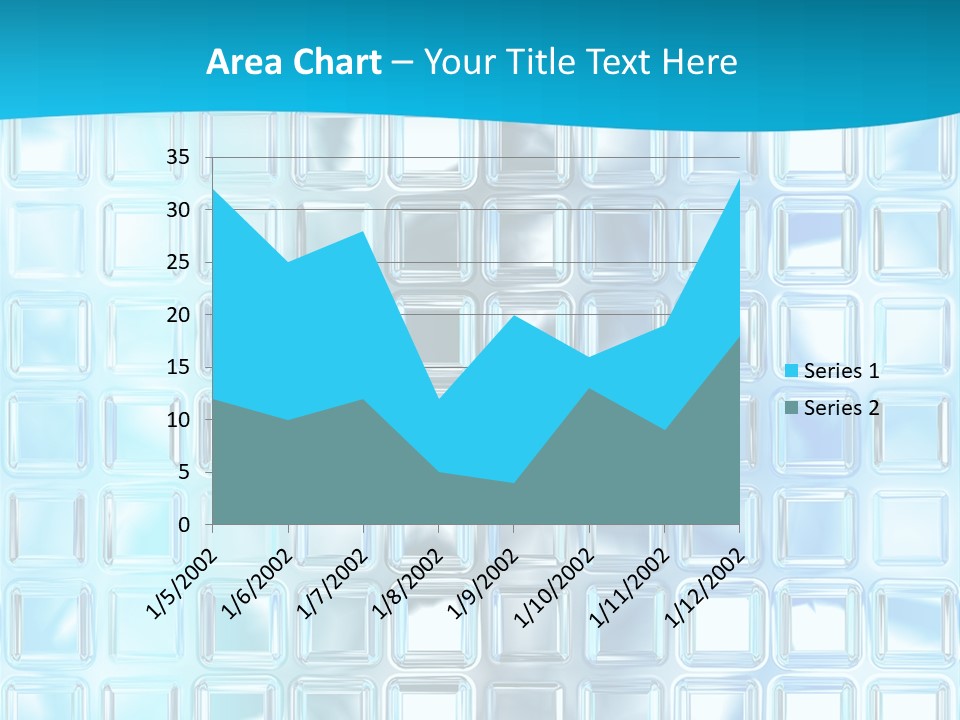Crystal Wall Material PowerPoint Template