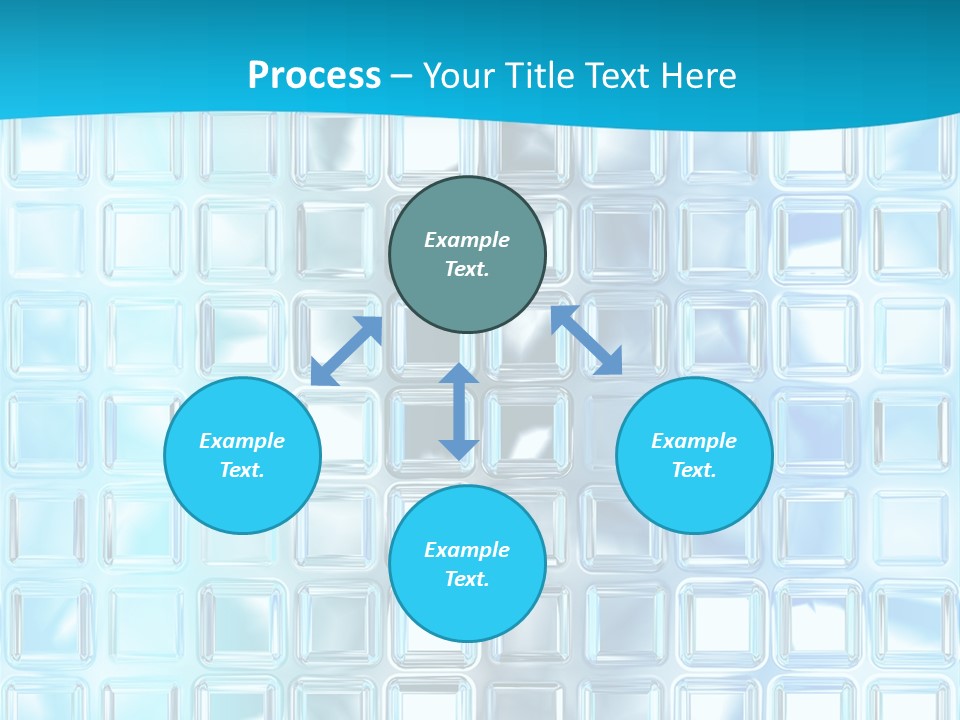 Crystal Wall Material PowerPoint Template