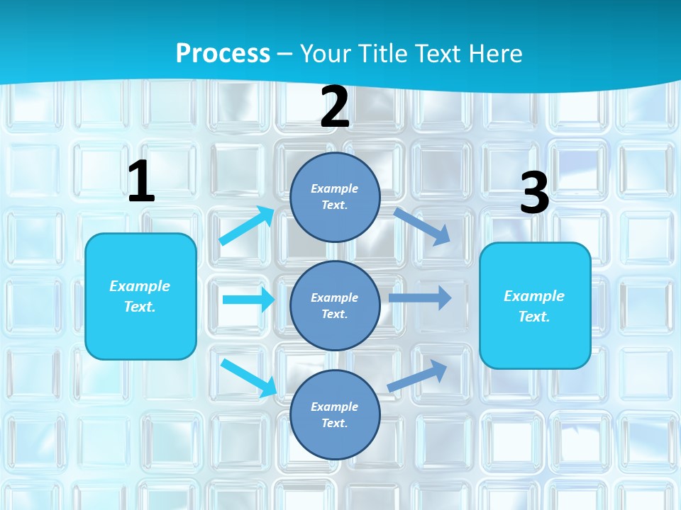Crystal Wall Material PowerPoint Template