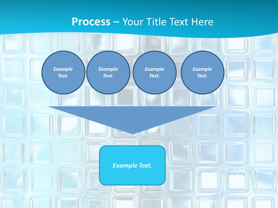 Crystal Wall Material PowerPoint Template