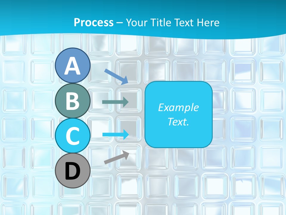 Crystal Wall Material PowerPoint Template
