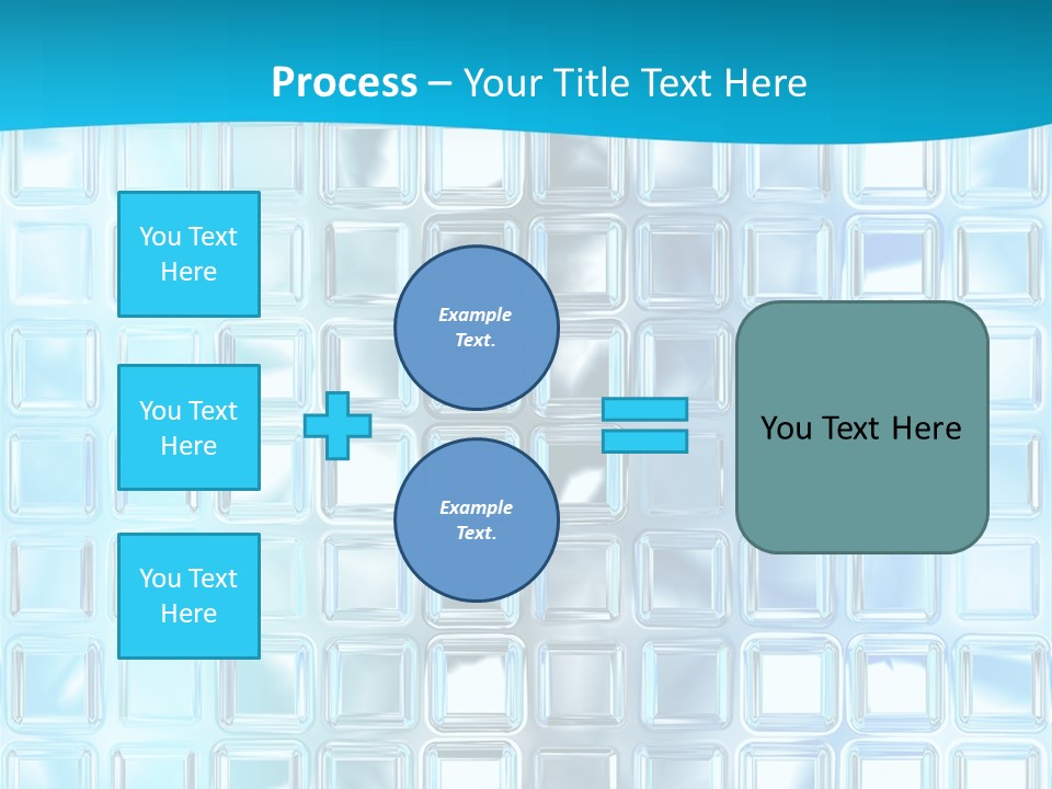 Crystal Wall Material PowerPoint Template