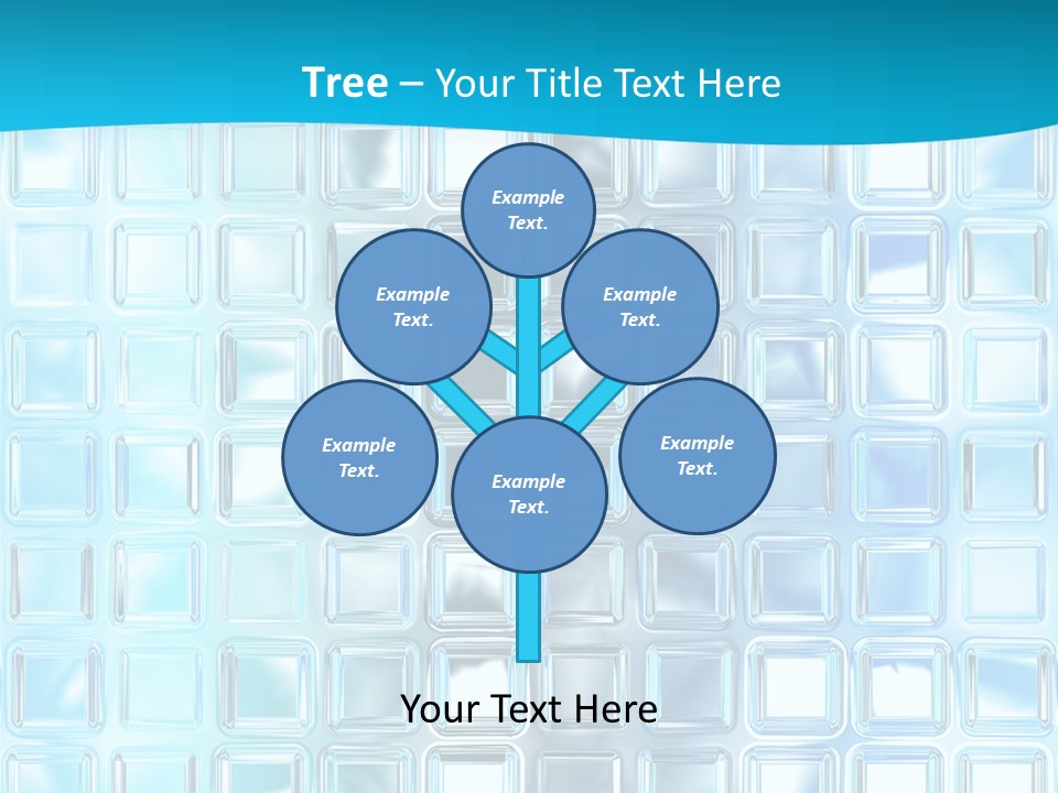 Crystal Wall Material PowerPoint Template