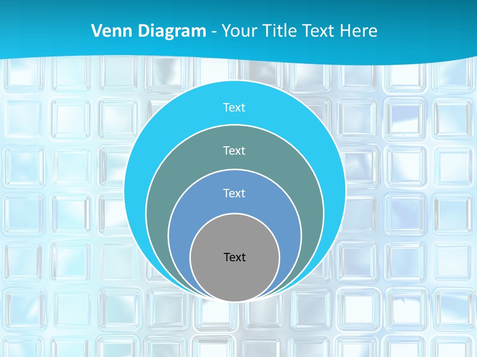 Crystal Wall Material PowerPoint Template