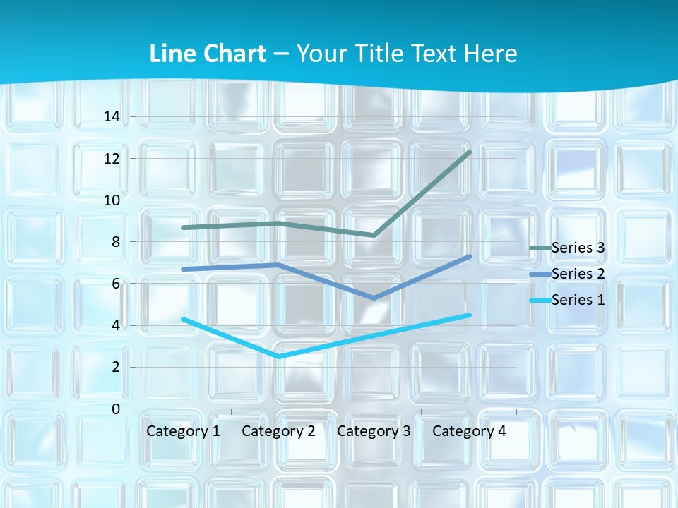 Crystal Wall Material PowerPoint Template