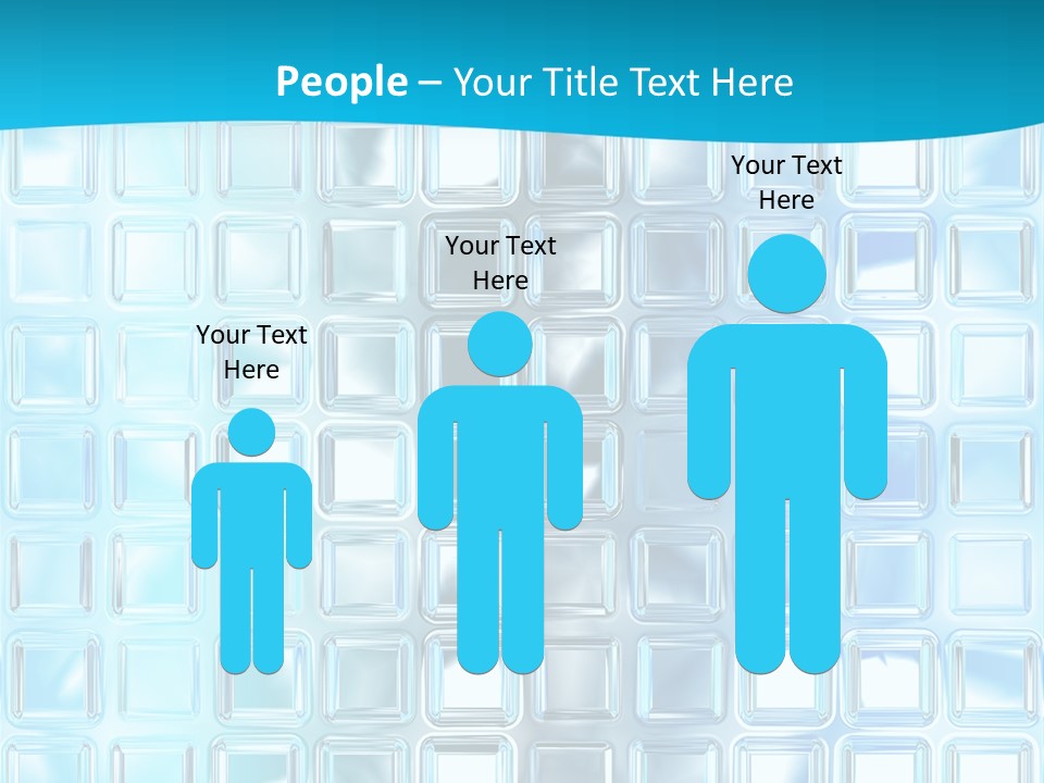 Crystal Wall Material PowerPoint Template