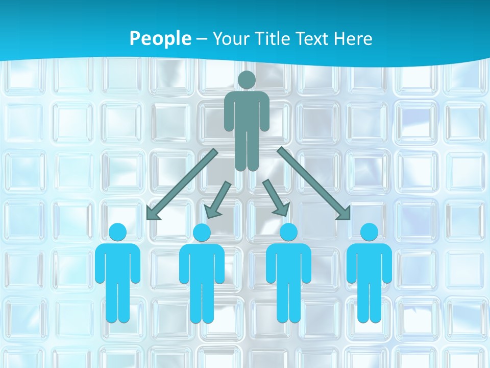 Crystal Wall Material PowerPoint Template