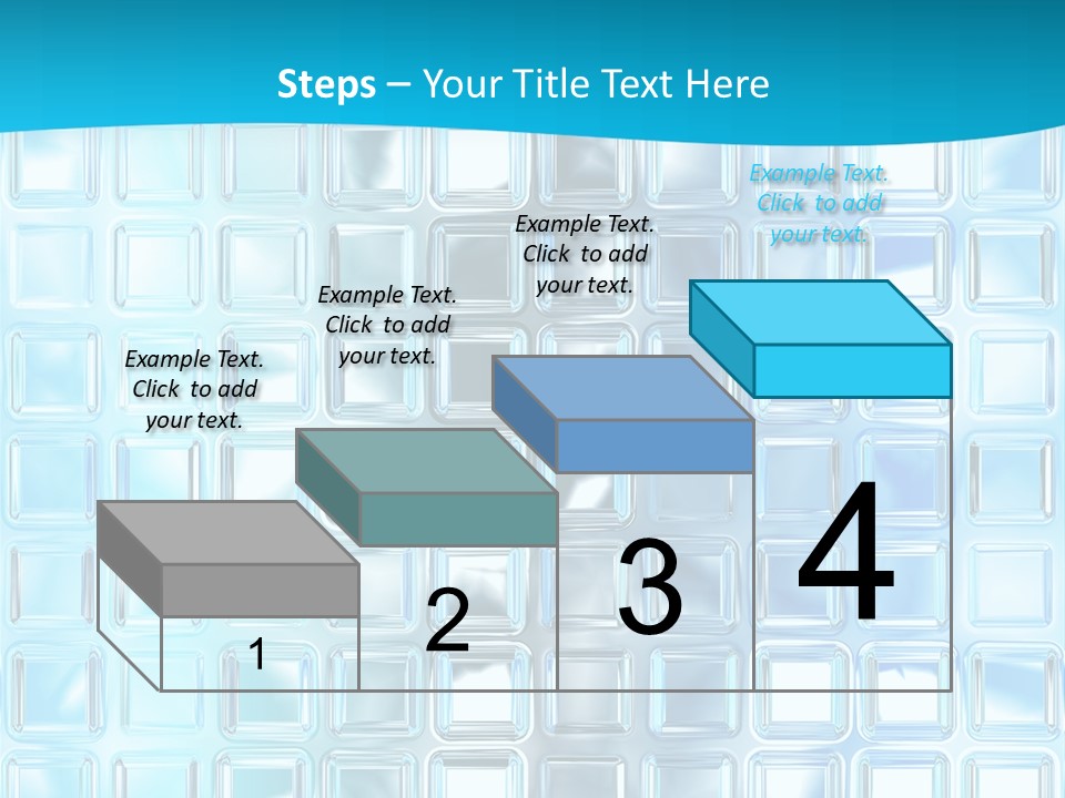 Crystal Wall Material PowerPoint Template