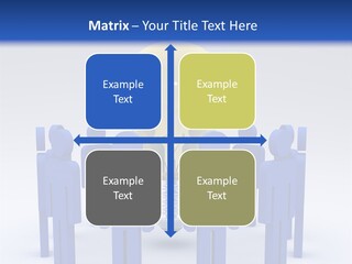 Teamwork Model Success PowerPoint Template