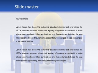 Teamwork Model Success PowerPoint Template