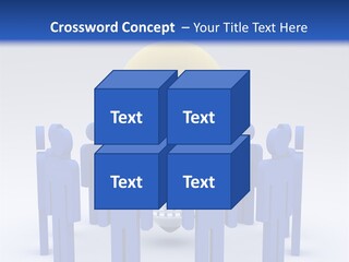 Teamwork Model Success PowerPoint Template