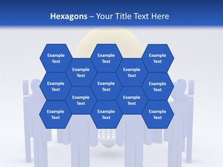 Teamwork Model Success PowerPoint Template