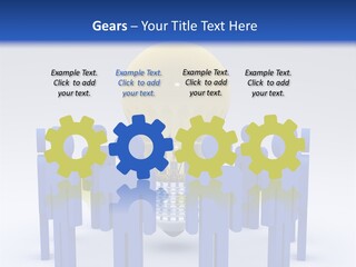 Teamwork Model Success PowerPoint Template