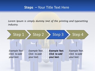 Teamwork Model Success PowerPoint Template
