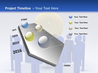 Teamwork Model Success PowerPoint Template