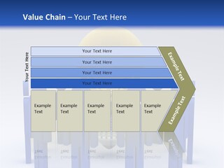 Teamwork Model Success PowerPoint Template