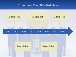 Teamwork Model Success PowerPoint Template