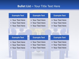 Teamwork Model Success PowerPoint Template