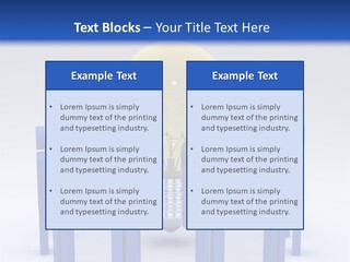 Teamwork Model Success PowerPoint Template