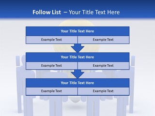 Teamwork Model Success PowerPoint Template