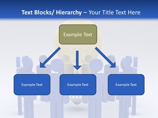 Teamwork Model Success PowerPoint Template