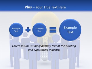 Teamwork Model Success PowerPoint Template