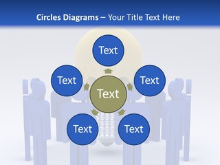 Teamwork Model Success PowerPoint Template