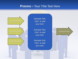 Teamwork Model Success PowerPoint Template